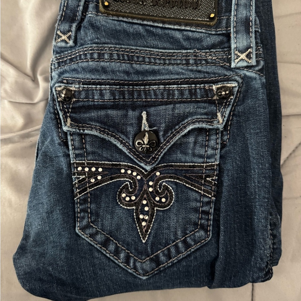 Rock Revival Dark Blue Boot Cut Jeans